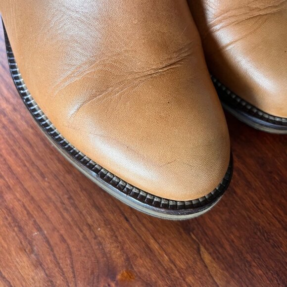 Acne Studios Star Bootie Camel Colored Leather Boots- Size 37 (US 7) - Picture 11 of 11